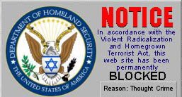 Thought Crime: Website blocked